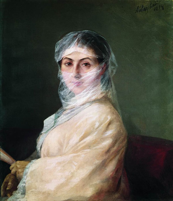 Портрет А. Н. Айвазовской, второй жены художника – 1882