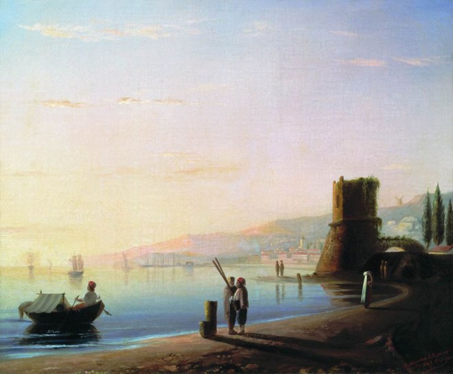 Пристань в Феодосии – 1864