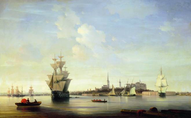 Ревель с рейда 1843 г.