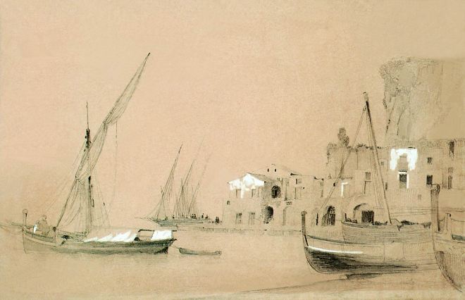 Сорренто. Морской вид - 1842