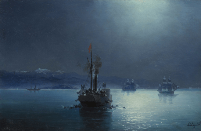 Тихая ночь. Армян сбрасывают в море с турецких кораблей - 1897