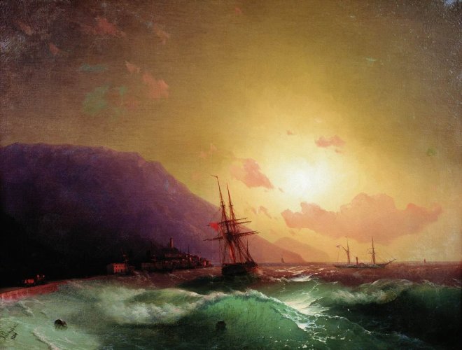 У берегов Ялты-1864