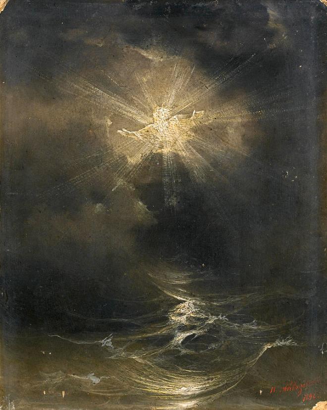 And the Spirit of God Moved on the Face of the Waters - Aivazovsky