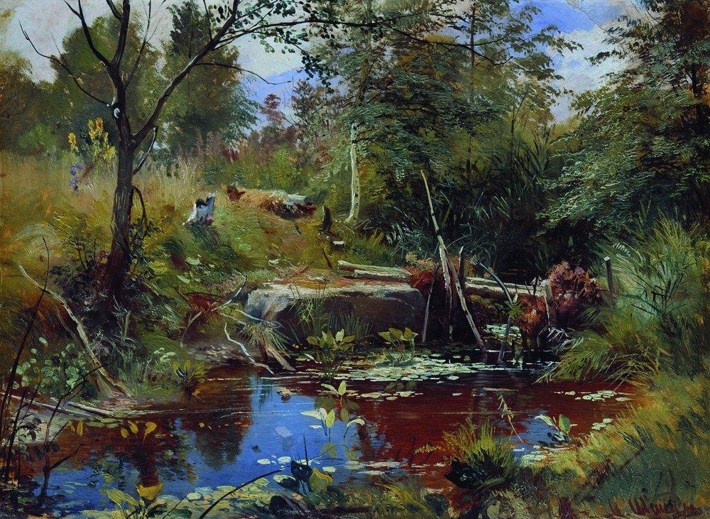Пейзаж с мостиком - Landscape with bridge