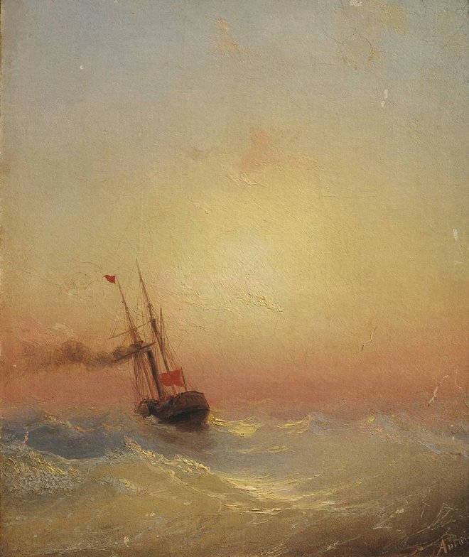 Gunboat - Aivazovsky