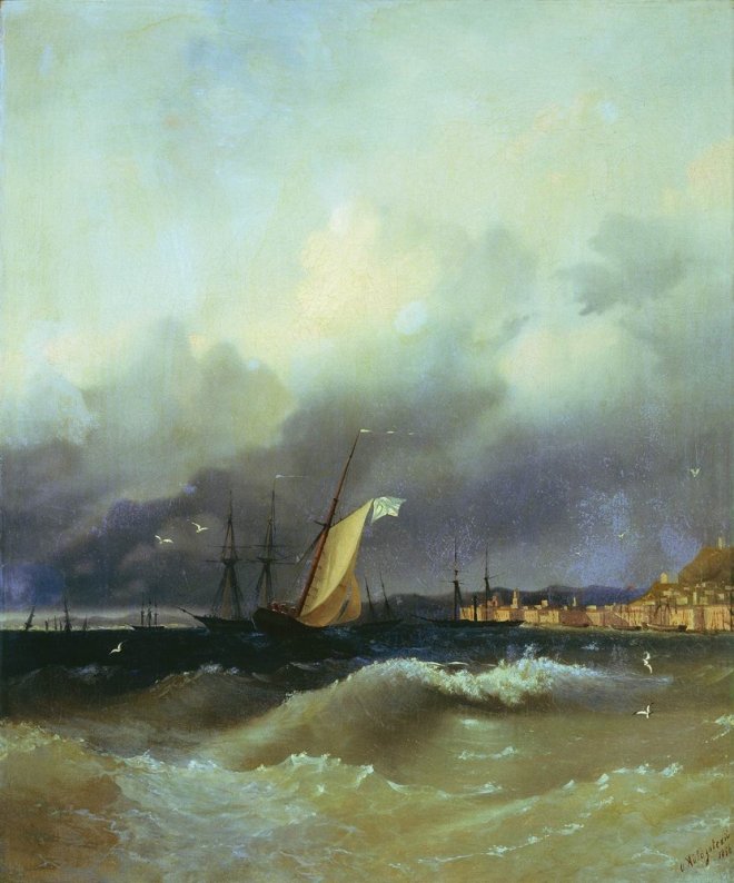 Night on the Black Sea - Aivazovsky