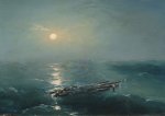Sea at night - Aivazovsky