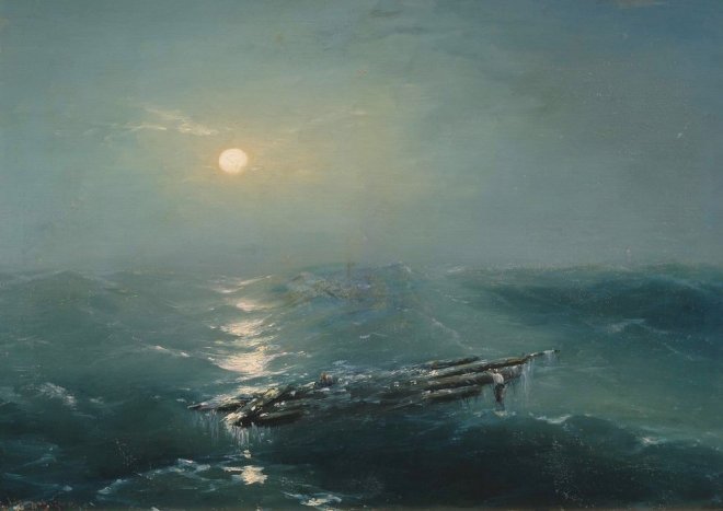 Sea at night - Aivazovsky