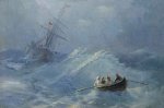 Shipwreck in a stormy sea - Aivazovsky