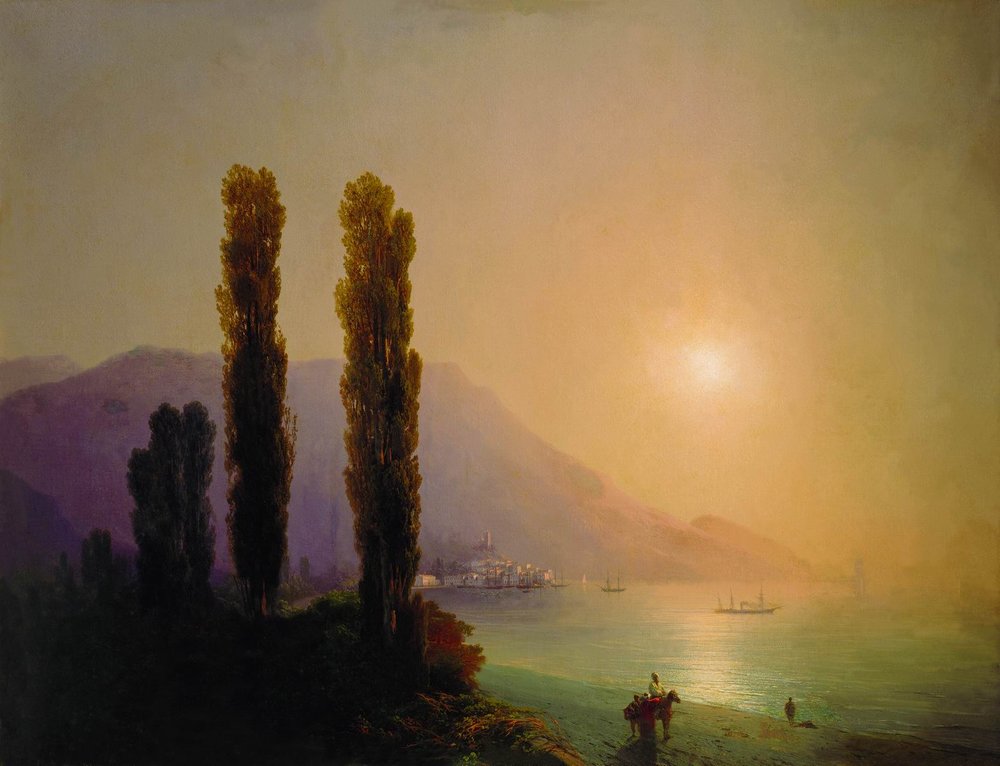 Sunrise off the coast of Yalta - Aivazovsky