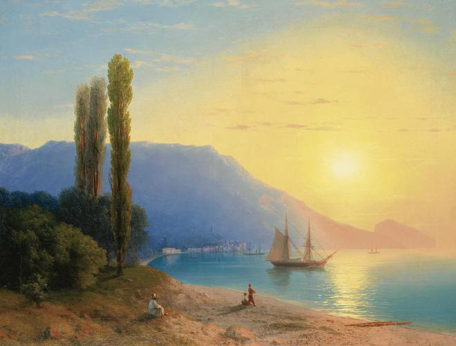 Sunset over Yalta - Aivazovsky