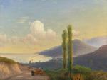 The Road to Gurzuf Crimea - Aivazovsky