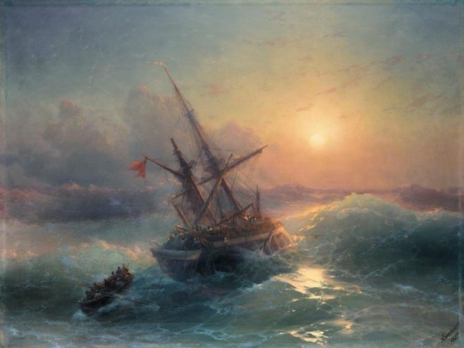 The Shipwreck - Aivazovsky