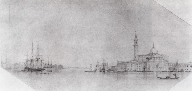 Венеция. Набросок - 1840