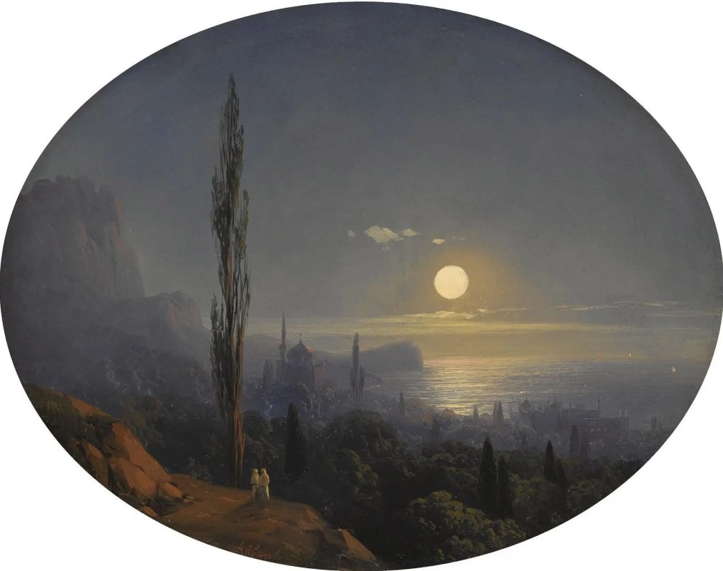 Вид на Алупку - 1850