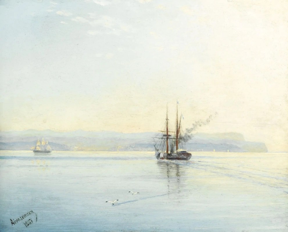 Пароход возвращается домой - 1887 