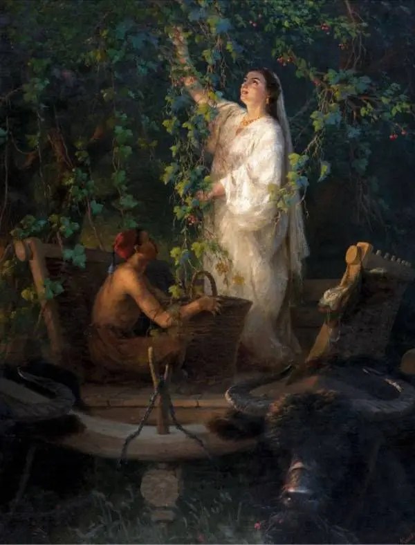 Сбор фруктов в Крыму - 1882