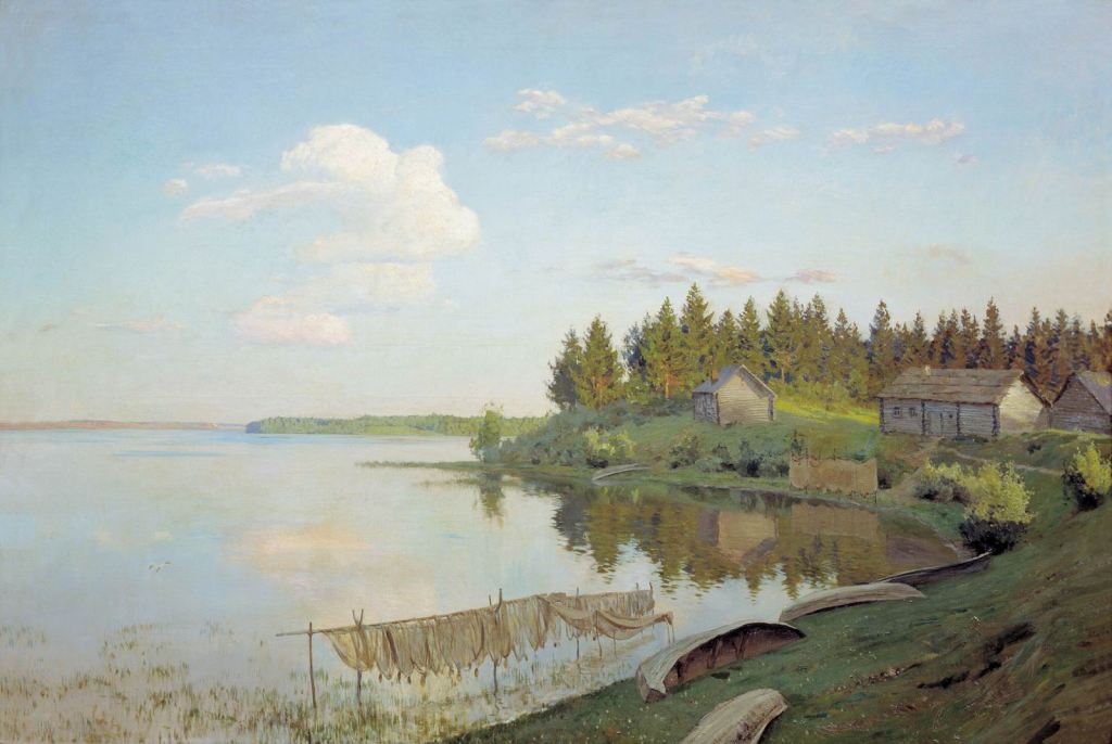 On the lake. Oil on canvas, 109 × 163 cm , 1893