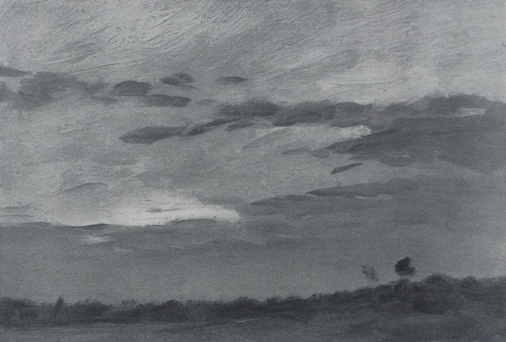 Sky. Study by Isaac Levitan for the painting - Over Eternal Peace