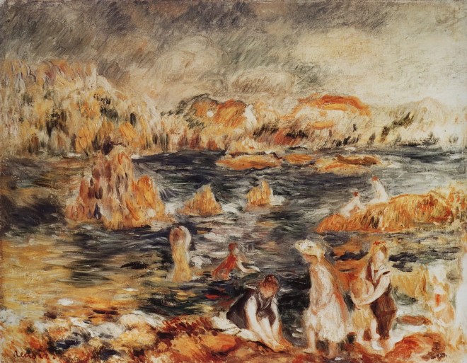 By the sea in Guernsey - 1865