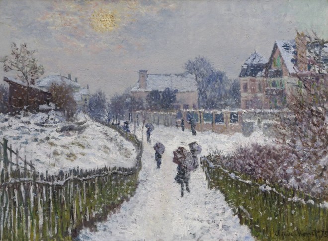 Claude Monet - Boulevard Saint-Denis, Argenteuil, in winter - 1875
