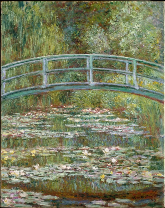 Claude Monet - Bridge over water lily pond - 1899
