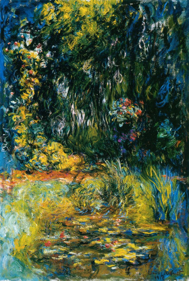 Claude Monet - Pond with water lilies - 1918