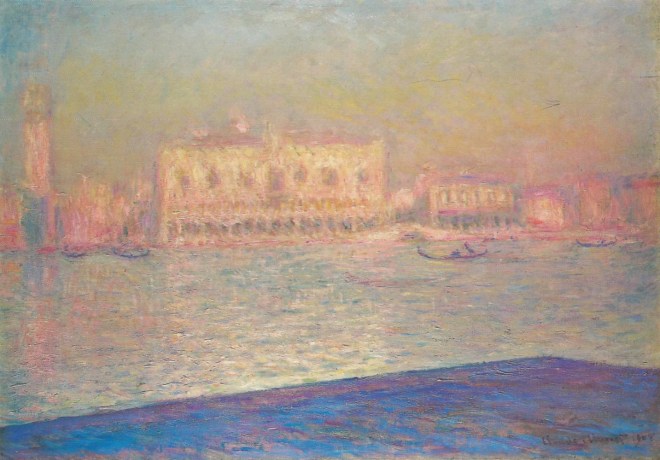 Claude Monet - The Doge's Palace from the island of San Giorgio Maggiore. Venice - 1908