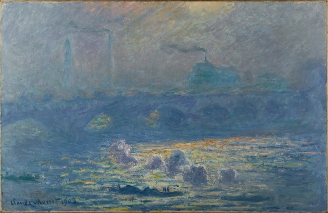 Claude Monet - Waterloo Bridge, with the effect of sunlight - 1903