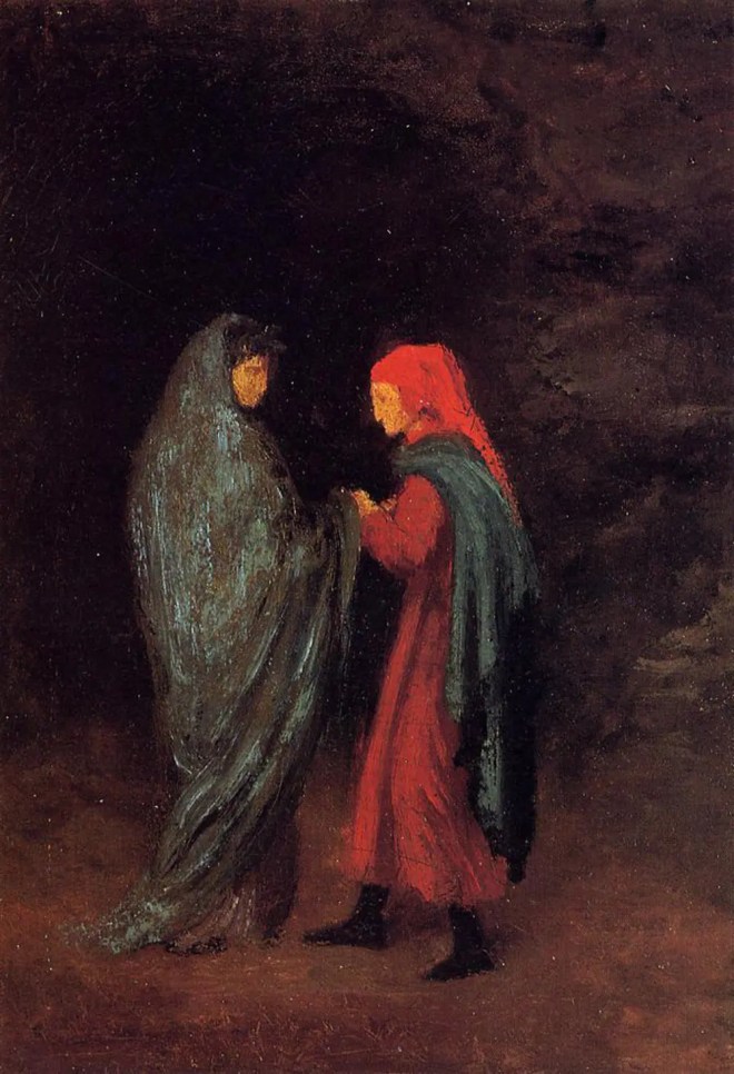 Degas - Dante and Virgil at the entrance to hell - 1858