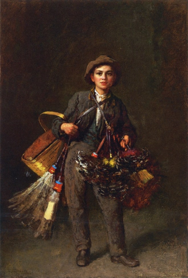 Eastman Johnson - Feather Duster Boy -1880