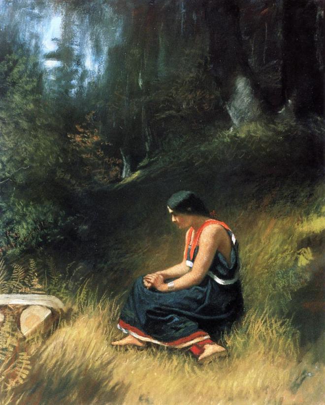 Eastman Johnson - Hiawatha - 1857