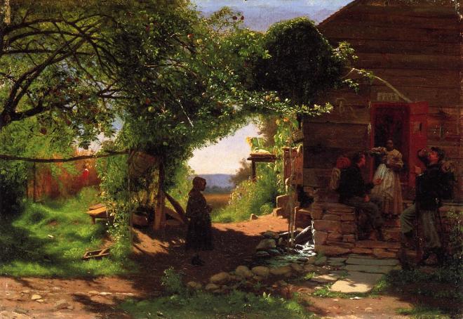 Eastman Johnson - Union Soldiers Accepting a Drink -1865