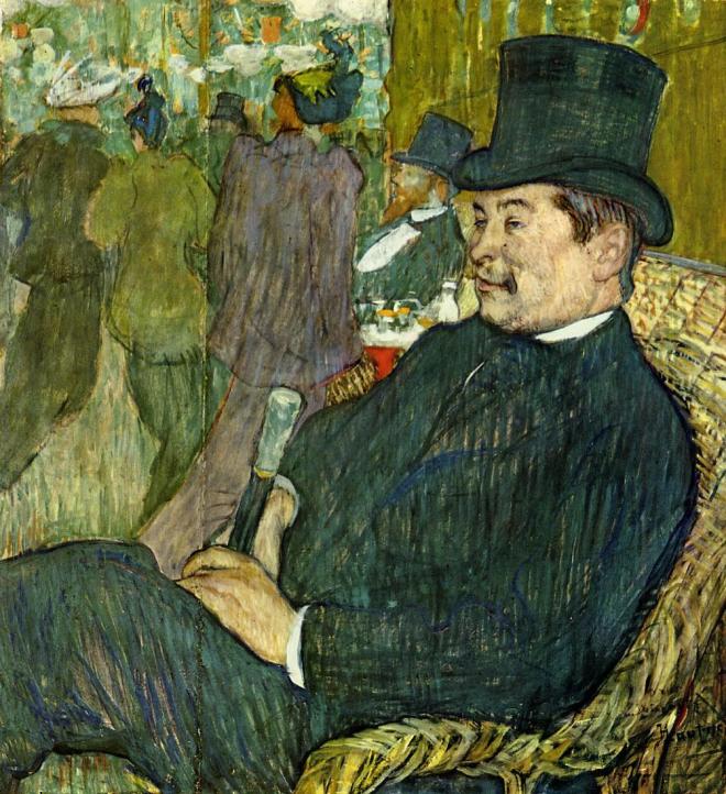 Henri de Toulouse-Lautrec - M. Delaporte at the Jardin de Paris -1893