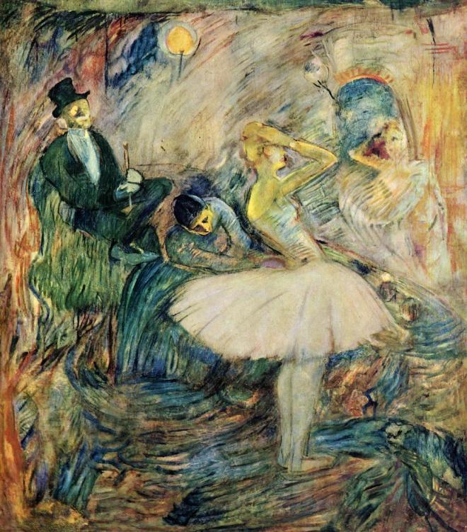 Henri de Toulouse-Lautrec - The Dancer in Her Dressing Room -1885