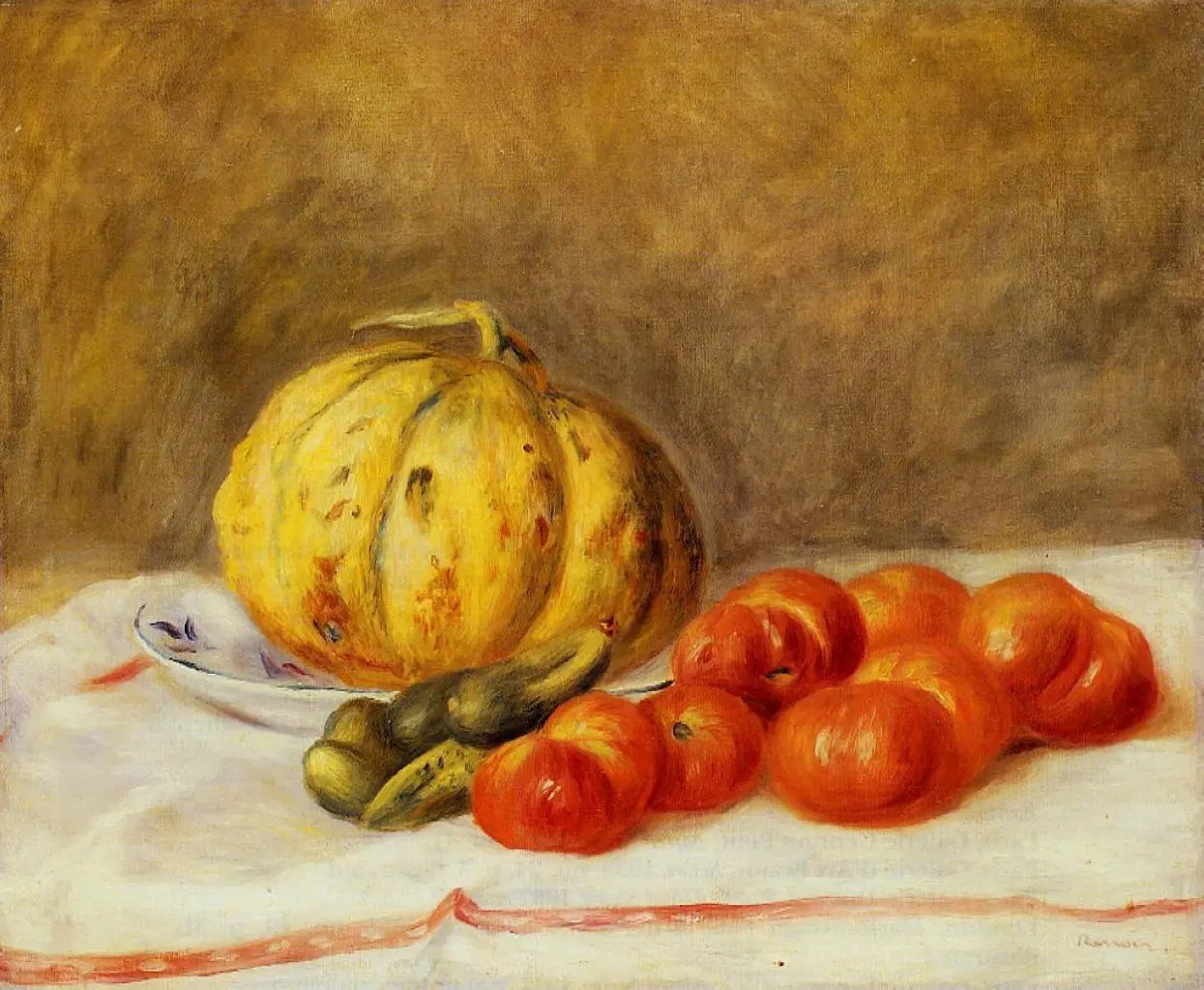Melon and tomatoes - 1903