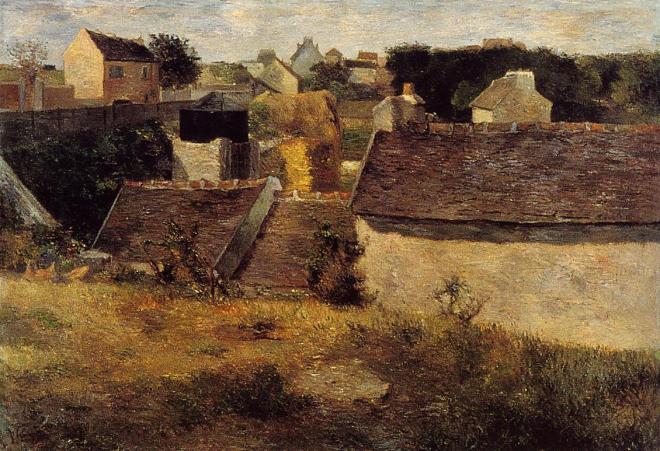 Paul Gauguin - Houses at Vaugirard -1880
