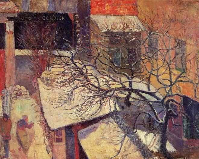 Paul Gauguin - Paris in the Snow -1894