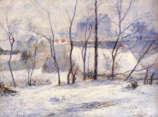 Paul Gauguin - Winter Landscape -1879
