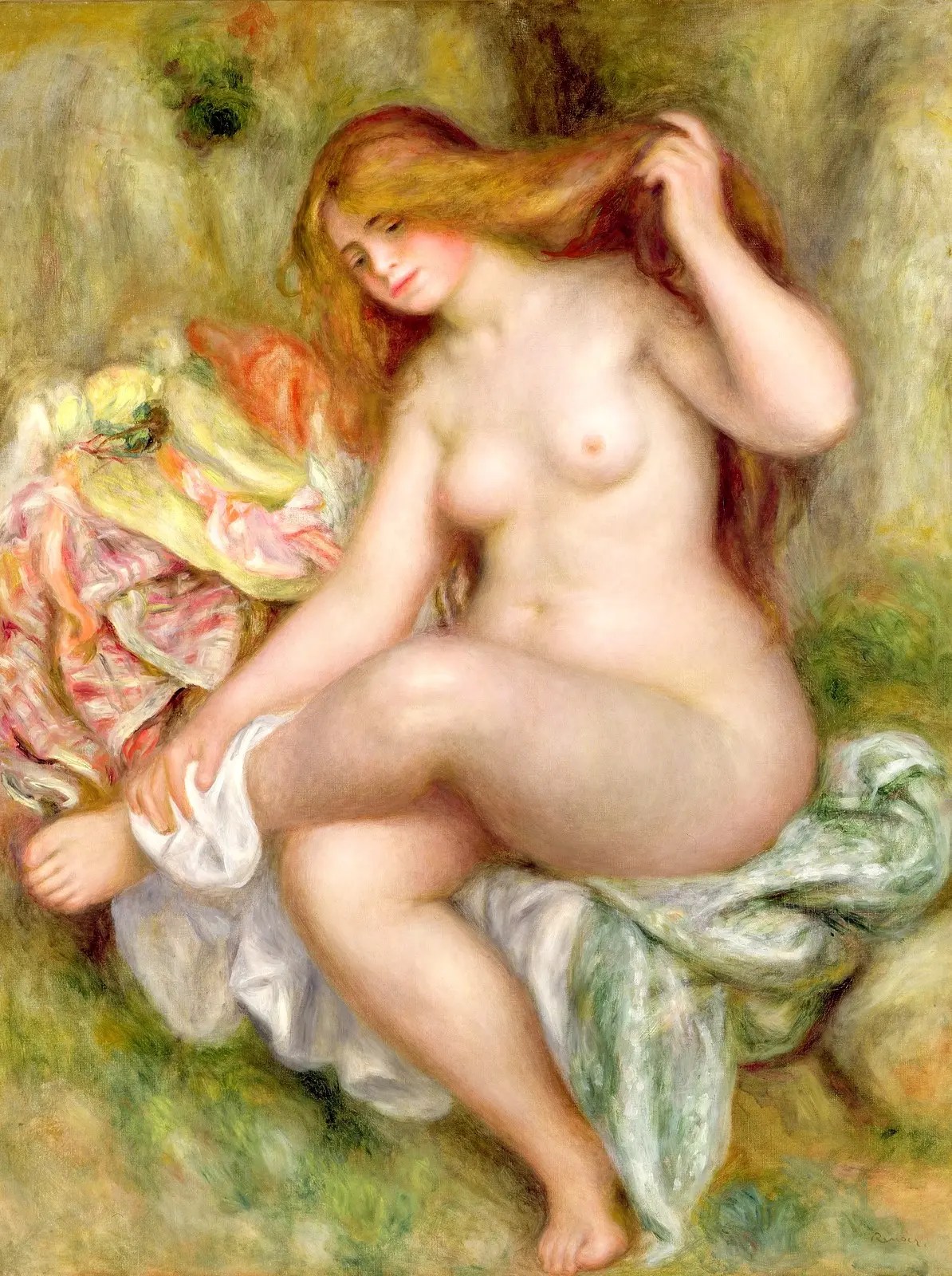 Seated bather - 1906
