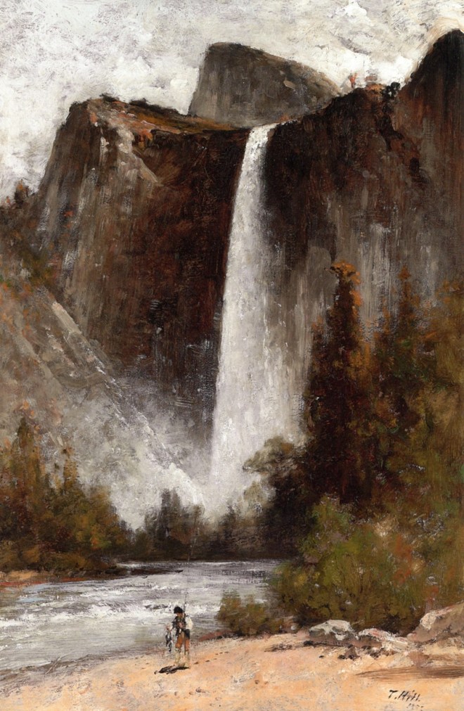 Thomas Hill - At the Foot of Bridal Veil -1911