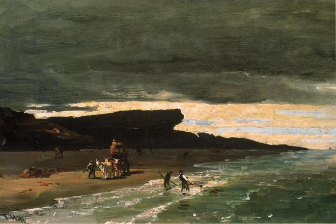 Thomas Hill - Gathering Sedge -1875