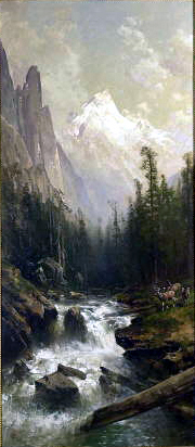 Thomas Hill - Mountain Stream -1885