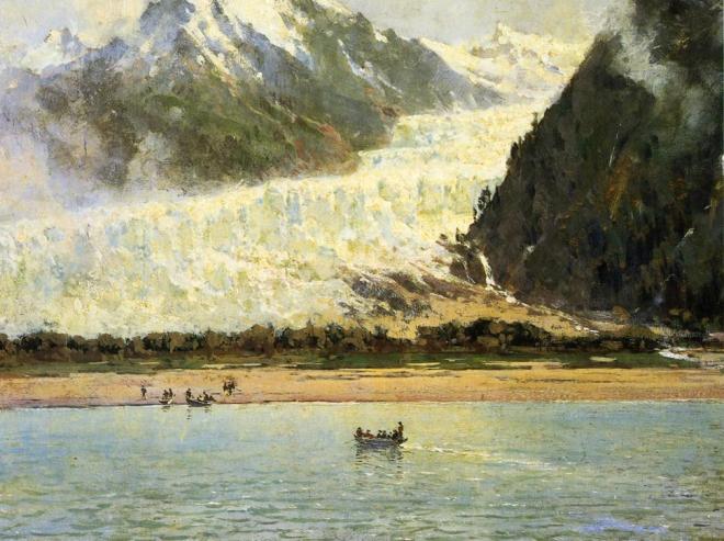 Thomas Hill - The Davidson Glacier -1888