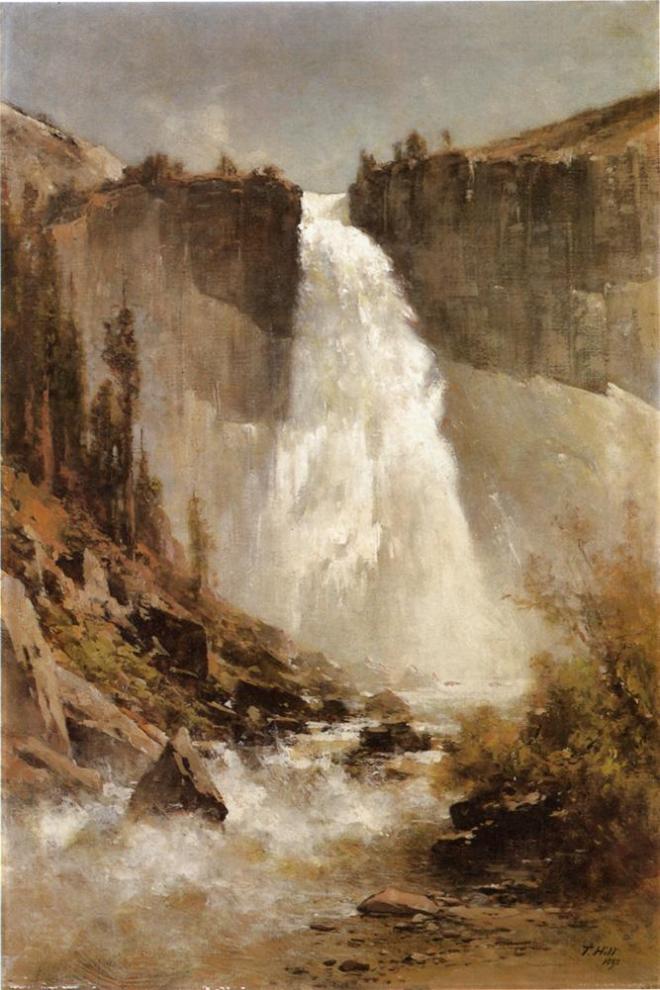 Thomas Hill - The Falls of Yosemite -1893