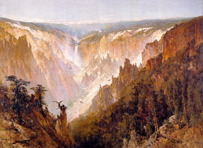 Thomas Hill - The Grand Canyon of Yellowstone -1884