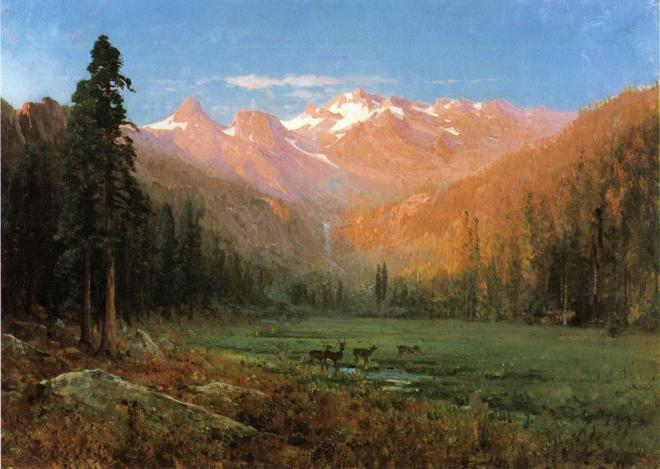 Thomas Hill - View of Cascade Lake, near Tahoe -1874