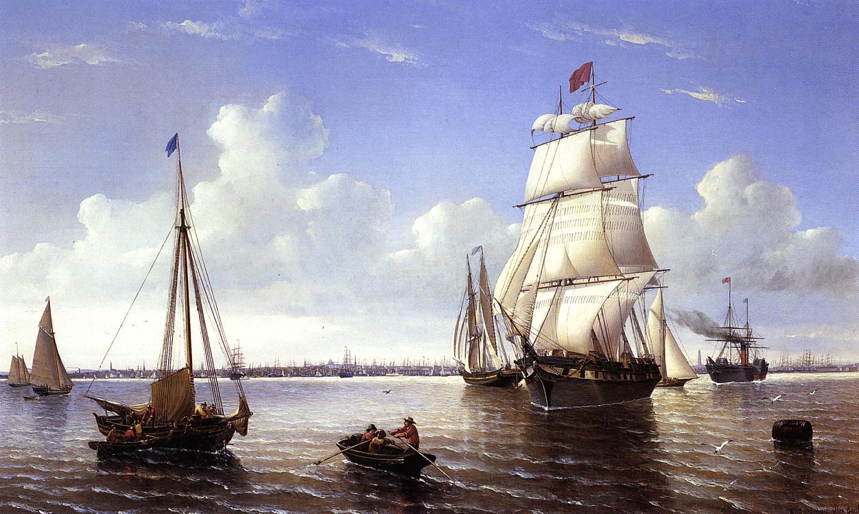 William Bradford - Boston Harbor-1857