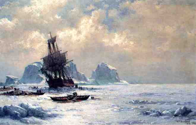 William Bradford - Caught in the Ice -1882