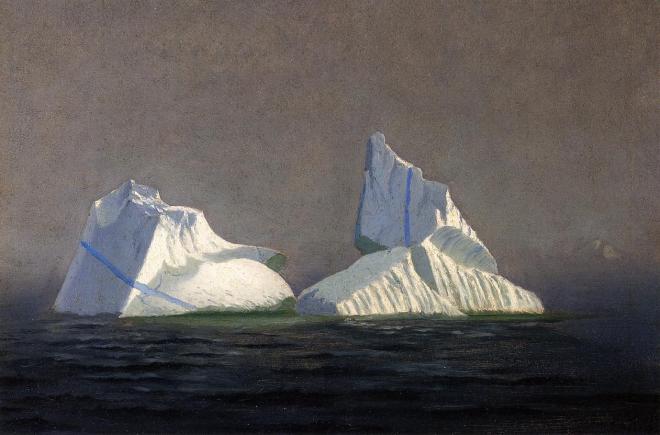 William Bradford - Icebergs -1865